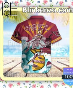 NFL Arizona Cardinals Grateful Dead Summer Beach Shirt b