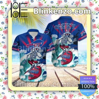 NFL Buffalo Bills Grateful Dead Summer Beach Shirt