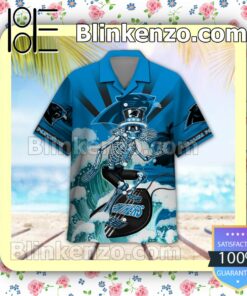 NFL Carolina Panthers Grateful Dead Summer Beach Shirt a