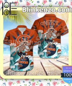 NFL Chicago Bears Grateful Dead Summer Beach Shirt