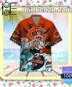 NFL Chicago Bears Grateful Dead Summer Beach Shirt a