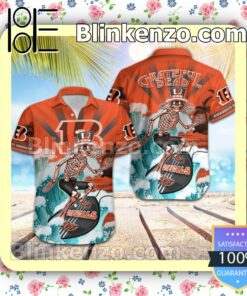 NFL Cincinnati Bengals Grateful Dead Summer Beach Shirt