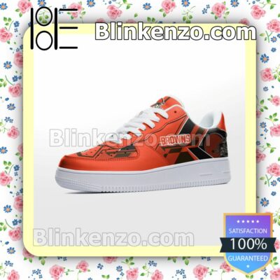 NFL Cleveland Browns Nike Air Force Sneakers b