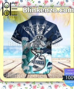 NFL Dallas Cowboys Grateful Dead Summer Beach Shirt b