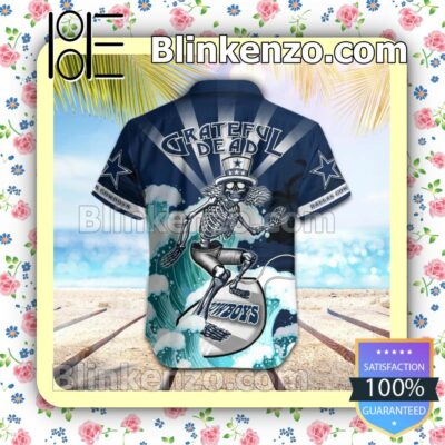 NFL Dallas Cowboys Grateful Dead Summer Beach Shirt b