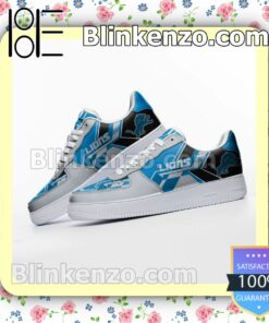 NFL Detroit Lions Nike Air Force Sneakers a