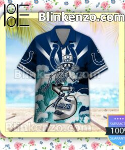 NFL Indianapolis Colts Grateful Dead Summer Beach Shirt a