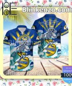 NFL Los Angeles Rams Grateful Dead Summer Beach Shirt