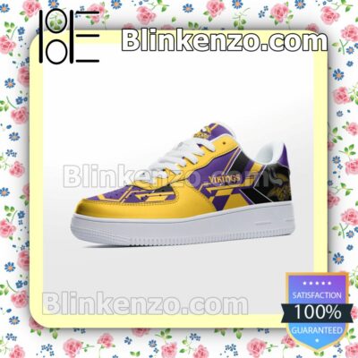 NFL Minnesota Vikings Nike Air Force Sneakers b