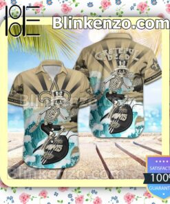 NFL New Orleans Saints Grateful Dead Summer Beach Shirt
