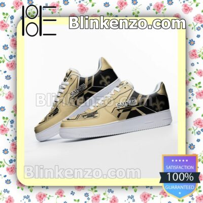 NFL New Orleans Saints Nike Air Force Sneakers a