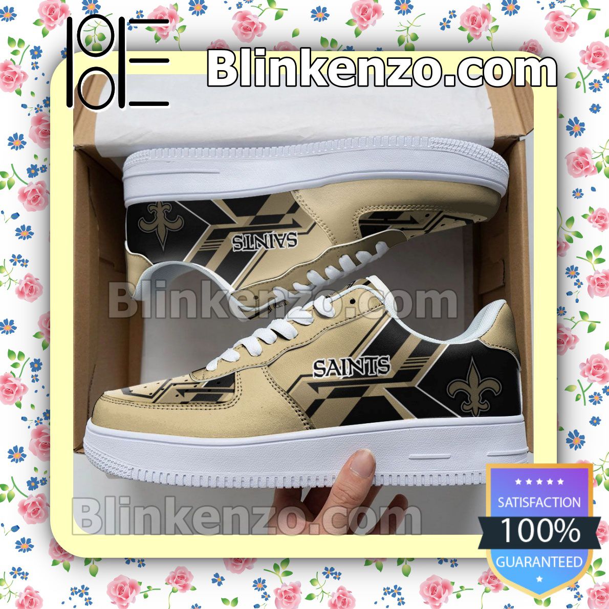 HOT New Orleans Saints Sneakers Custom Air Force for fans