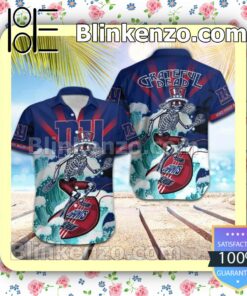NFL New York Giants Grateful Dead Summer Beach Shirt