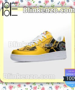 NFL Pittsburgh Steelers Nike Air Force Sneakers b