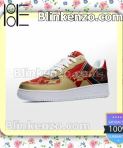 NFL San Francisco 49ers Nike Air Force Sneakers b