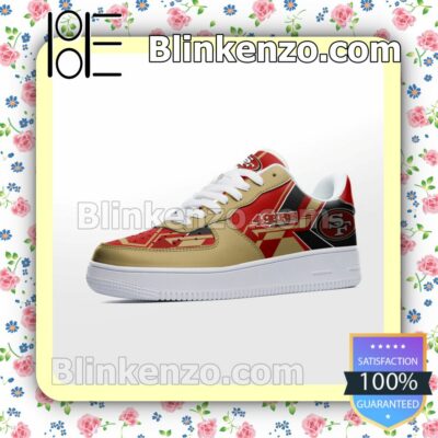 NFL San Francisco 49ers Nike Air Force Sneakers b