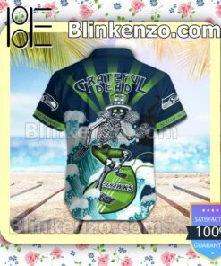 NFL Seattle Seahawks Grateful Dead Summer Beach Shirt b