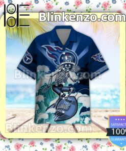 NFL Tennessee Titans Grateful Dead Summer Beach Shirt a