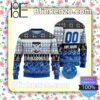 NRL Canterbury-Bankstown Bulldogs Custom Name Number Knit Ugly Christmas Sweater