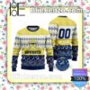NRL North Queensland Cowboys Custom Name Number Knit Ugly Christmas Sweater