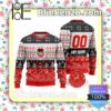 NRL St. George Illawarra Dragons Custom Name Number Knit Ugly Christmas Sweater