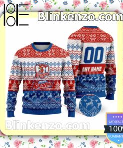 NRL Sydney Roosters Custom Name Number Knit Ugly Christmas Sweater