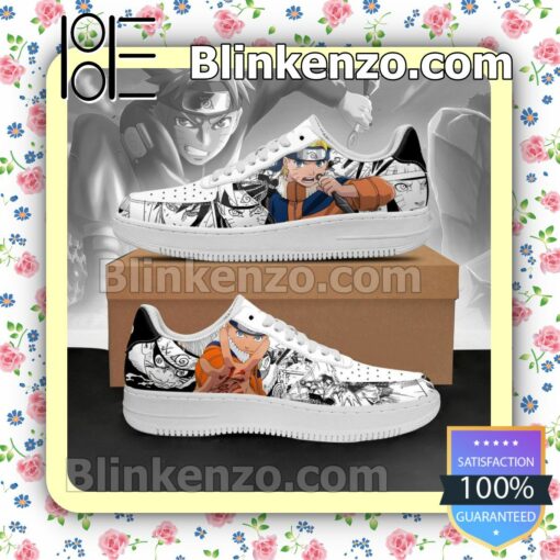 Naruto Mixed Manga Anime Nike Air Force Sneakers