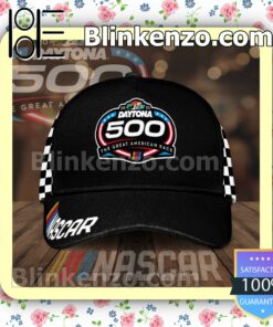 Nascar 2022 Daytona 500 The Great American Race Black Baseball Caps Gift For Boyfriend