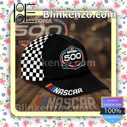 Nascar 2022 Daytona 500 The Great American Race Black Baseball Caps Gift For Boyfriend a
