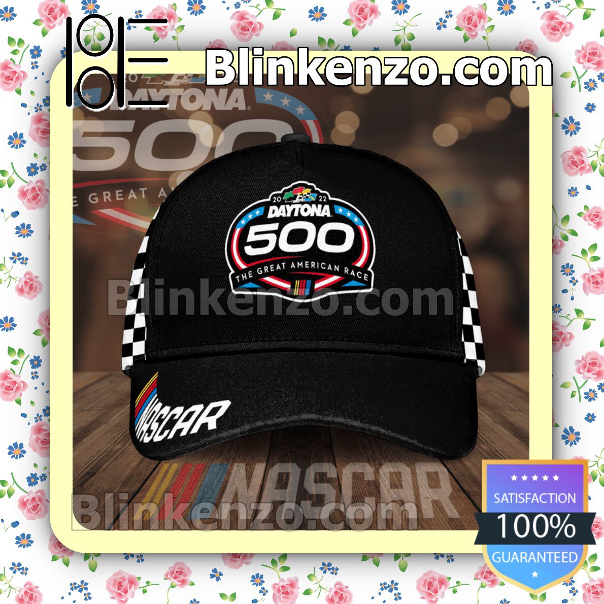 Awesome Nascar 2022 Daytona 500 The Great American Race Black Baseball Caps Gift For Boyfriend