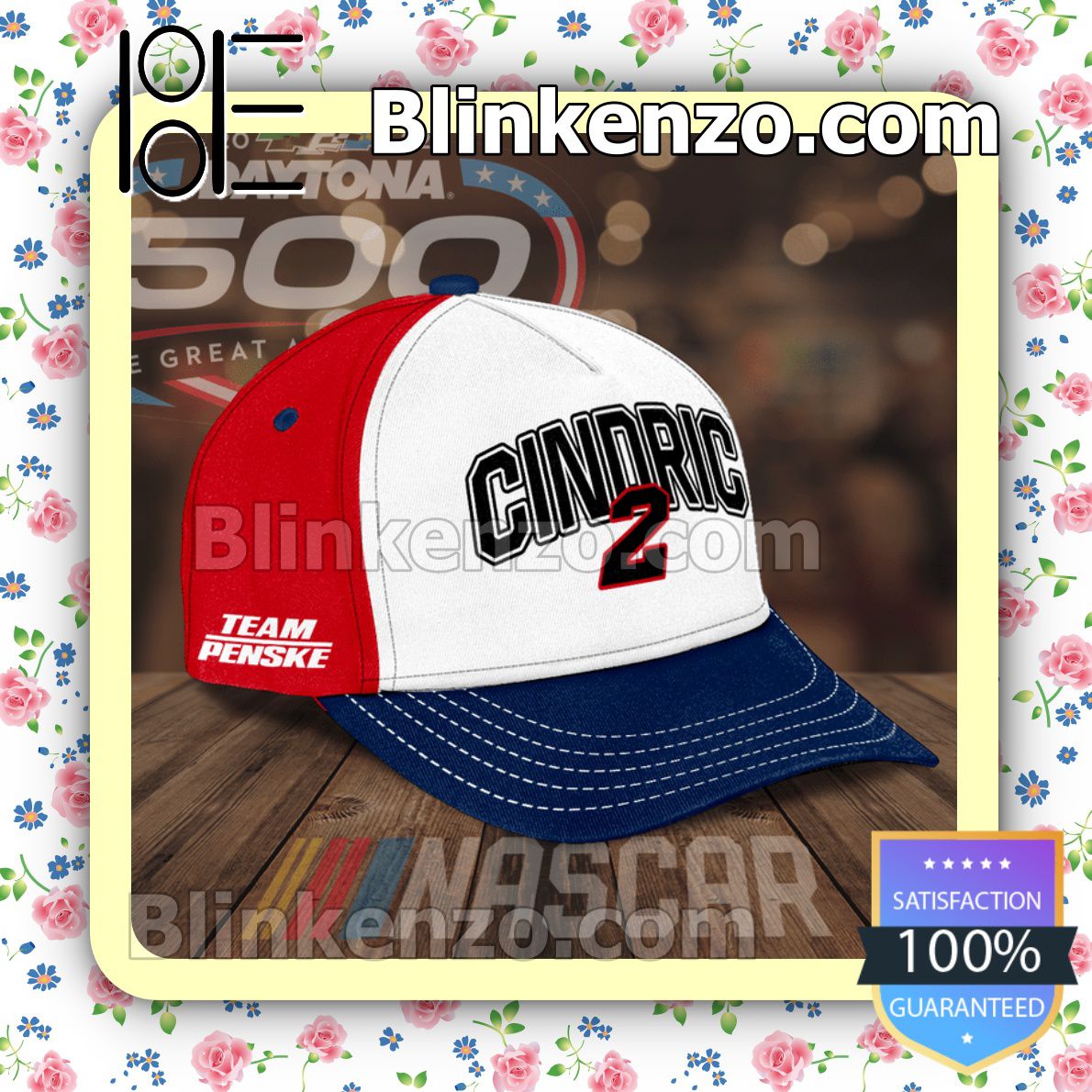 Gorgeous Nascar Daytona 500 Cindric 2 Team Penske Baseball Caps Gift For Boyfriend