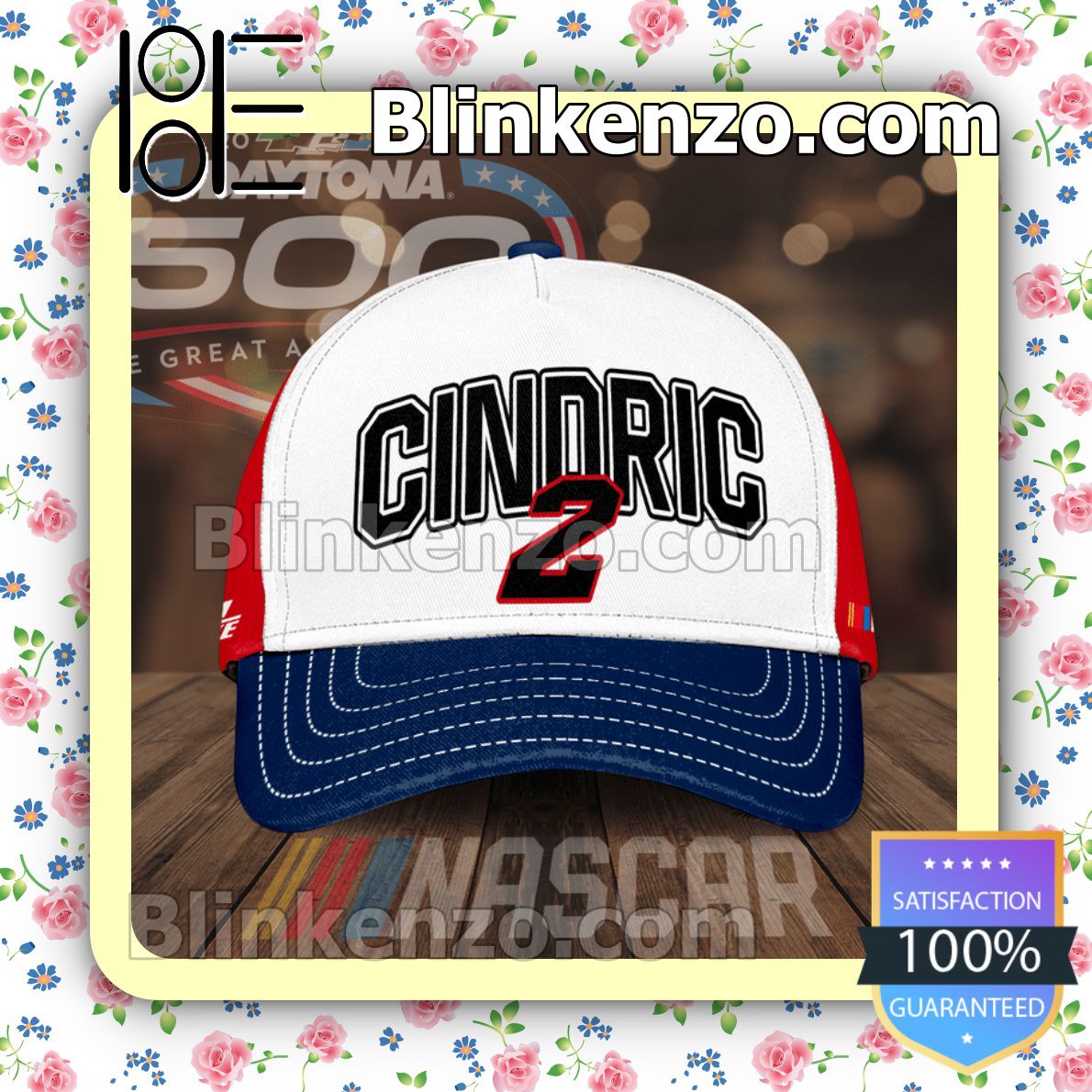 Amazon Nascar Daytona 500 Cindric 2 Team Penske Baseball Caps Gift For Boyfriend