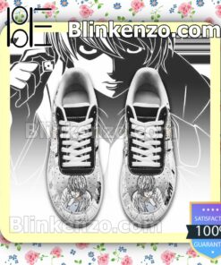 Near Death Note Anime Nike Air Force Sneakers a