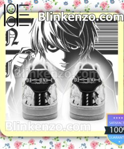 Near Death Note Anime Nike Air Force Sneakers b