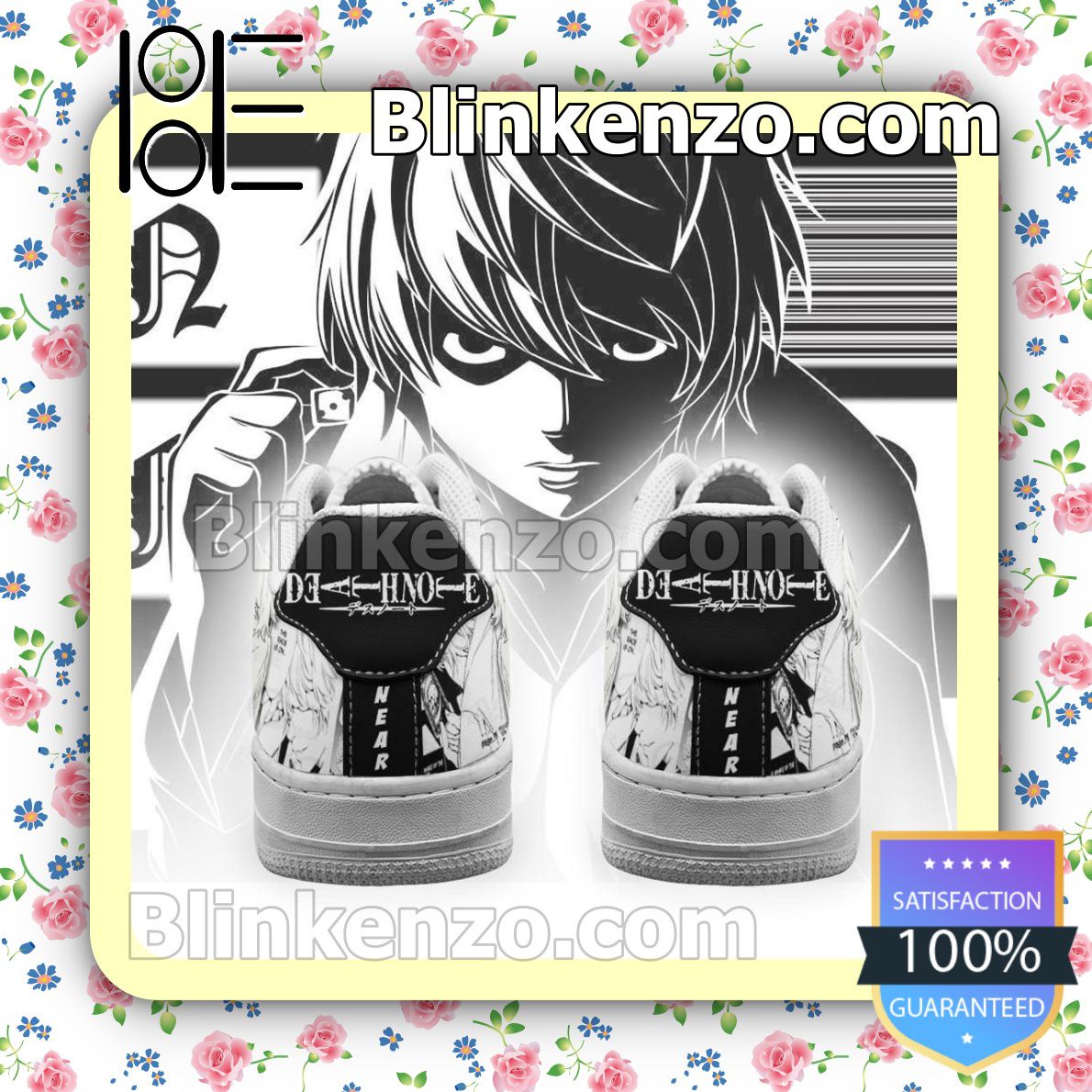 Review Near Death Note Anime Nike Air Force Sneakers
