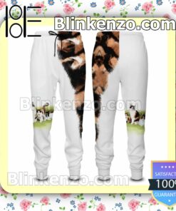 Nekoma Cat White Gift For Family Joggers