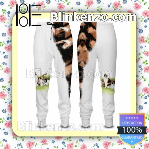 Nekoma Cat White Gift For Family Joggers