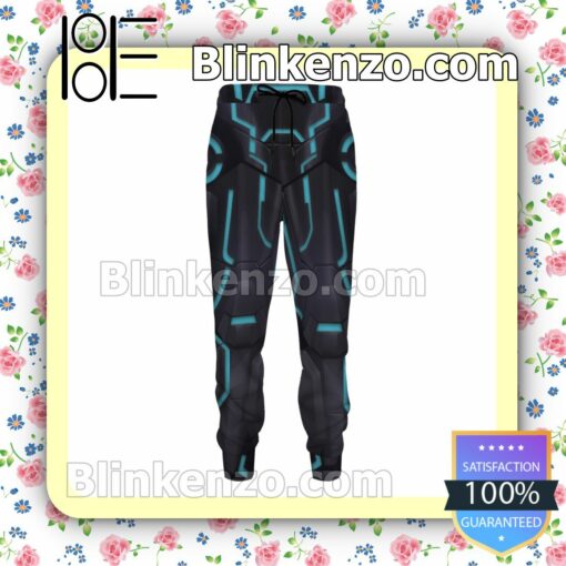 Neon Tech Iron Man Black And Blue Gift For Family Joggers