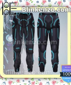 Neon Tech Iron Man Black And Blue Gift For Family Joggers a