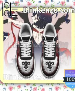 Nero Black Bull Knight Black Clover Anime Nike Air Force Sneakers a