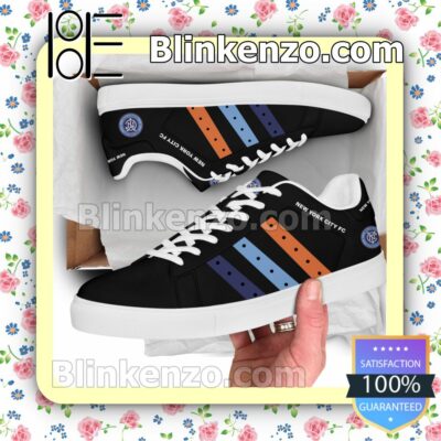 New York City FC Logo Print Low Top Shoes a