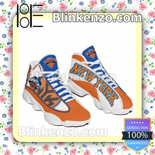 New York Knicks Jordan Mens Air 13 Retro Print a
