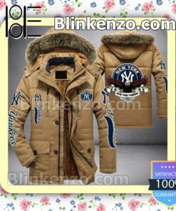 New York Yankees Eagle Men Puffer Jacket b
