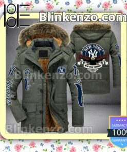 New York Yankees Eagle Men Puffer Jacket c