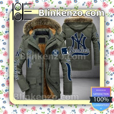 New York Yankees Mlb Men Puffer Jacket b