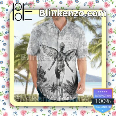Nirvana Rock And Roll Casual Button Down Shirts c