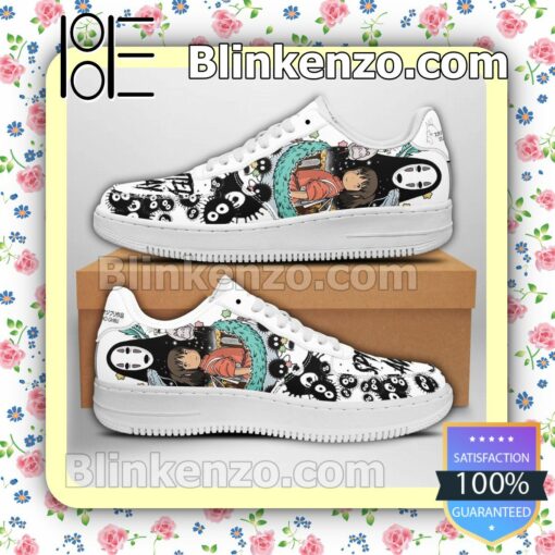 No Face Chichiro Spirited Away Anime Nike Air Force Sneakers