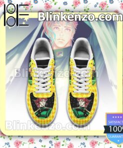 Noriaki Kakyoin JoJo Anime Nike Air Force Sneakers a
