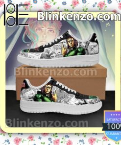 Noriaki Kakyoin Manga JoJo's Anime Nike Air Force Sneakers