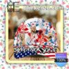 Norwich Terrier American Flag Classic Caps